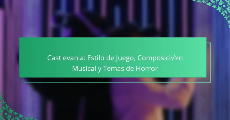 Castlevania: Estilo de Juego, Composición Musical y Temas de Horror