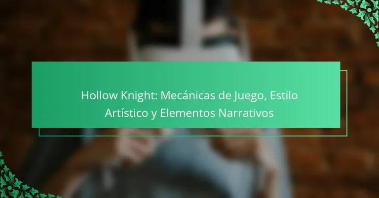 Hollow Knight: Mecánicas de Juego, Estilo Artístico y Elementos Narrativos