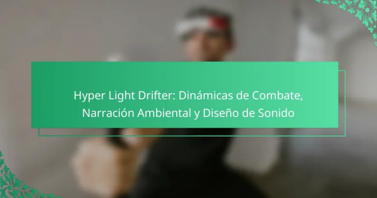 Hyper Light Drifter: Dinámicas de Combate, Narración Ambiental y Diseño de Sonido