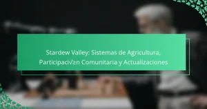 Stardew Valley: Sistemas de Agricultura, Participación Comunitaria y Actualizaciones