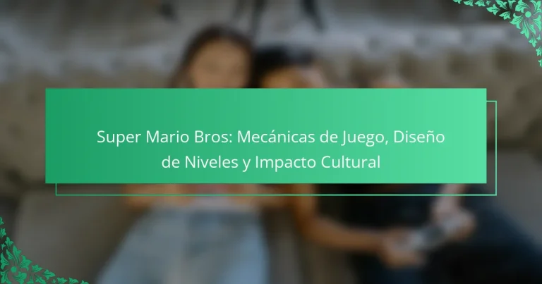 Super Mario Bros: Mecánicas de Juego, Diseño de Niveles y Impacto Cultural